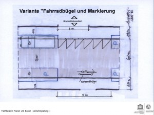 Aufstellfläche im Detail