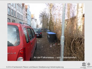 Befestigung des Seitenstreifens "An der Falkenwiese"